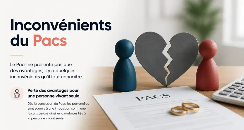 Inconvénients du Pacs