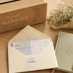 Combien donner pour un mariage : enveloppe avec montant 70-100 €