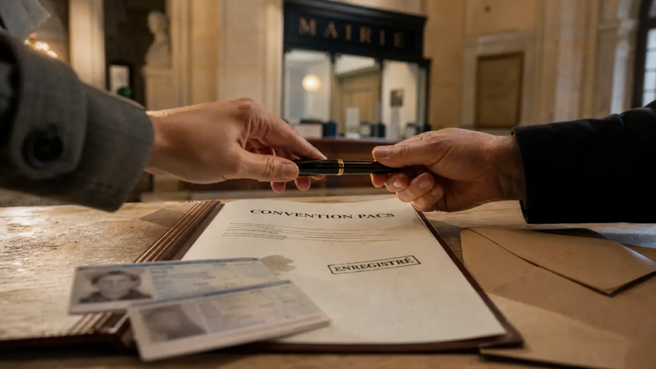 Pacser : convention PACS et documents pour la mairie gratuite