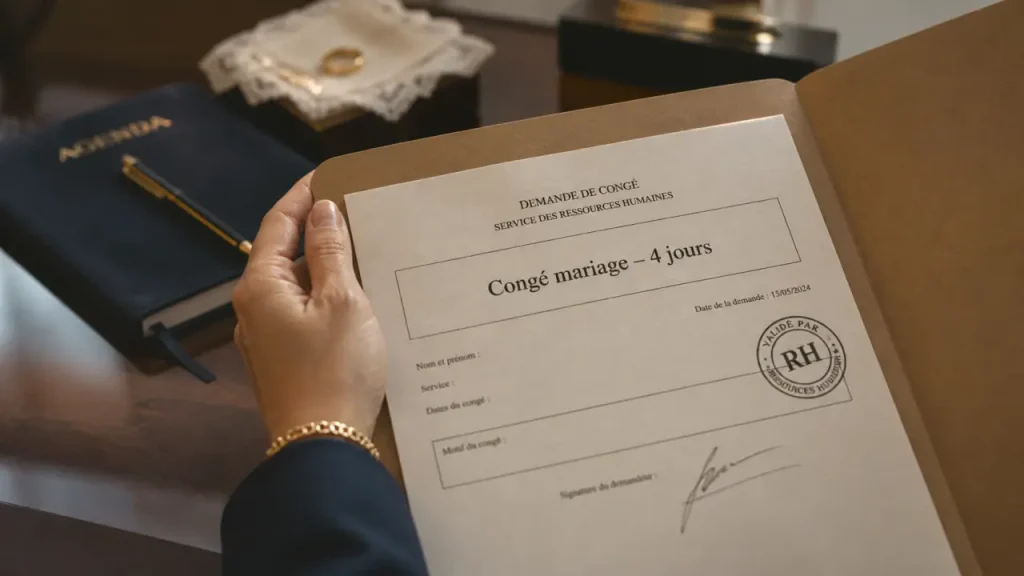 Congé mariage : 4 jours minimum, conventions plus généreuses et délai à respecter