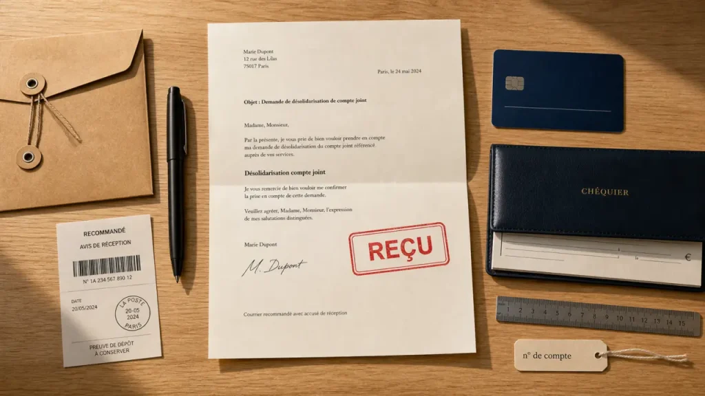 Désolidarisation d’un compte joint : la lettre recommandée pour couper la solidarité financière