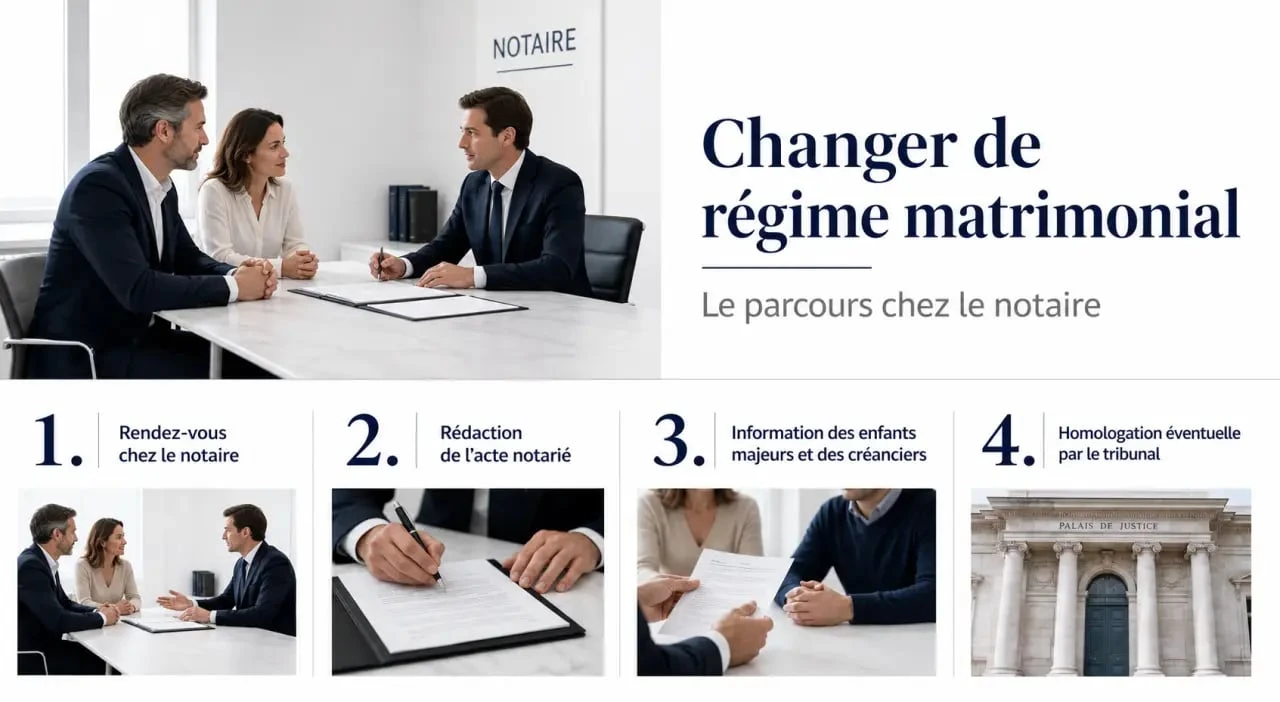 Peut on faire un contrat de mariage après le mariage : schéma des étapes chez le notaire