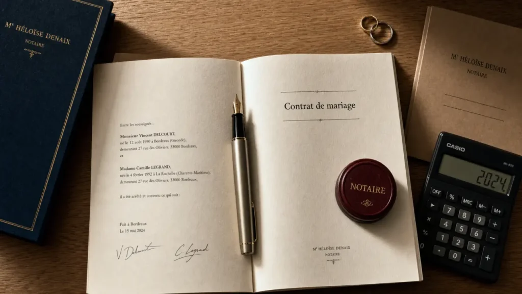Contrat de mariage : séparation de biens, communauté et dettes à anticiper