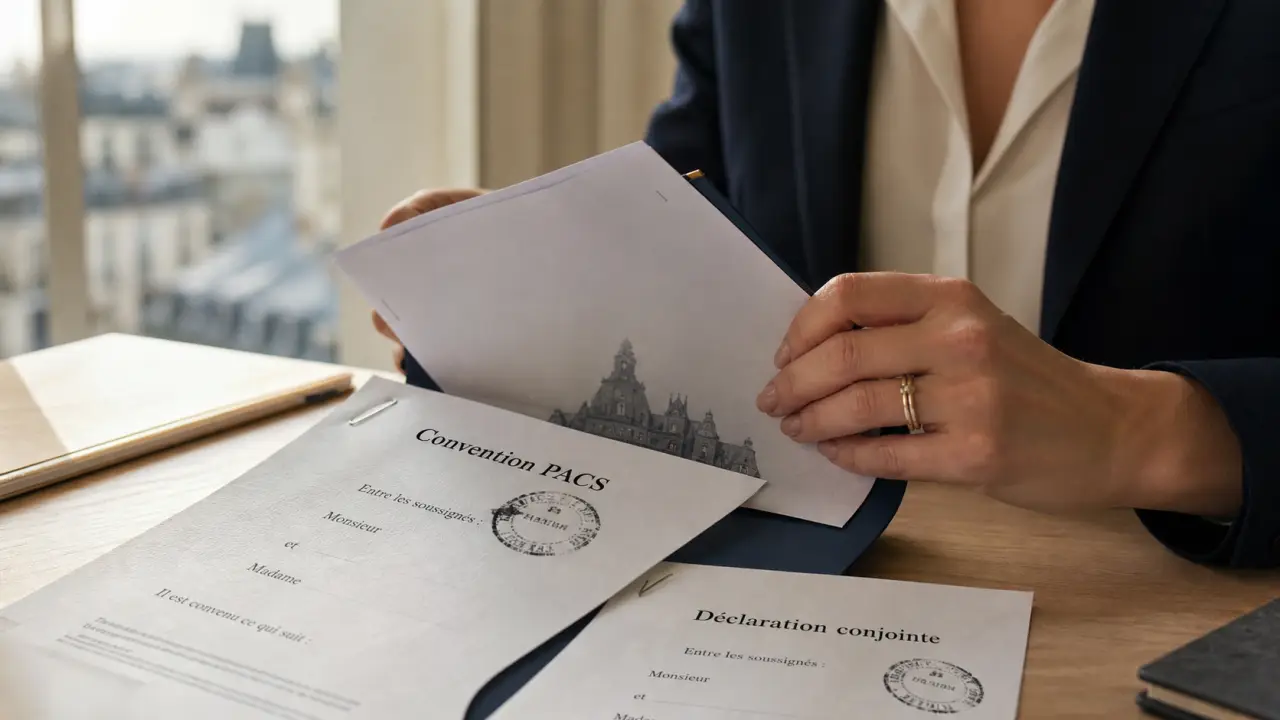 PACS : documents pour se pacser et déclaration conjointe
