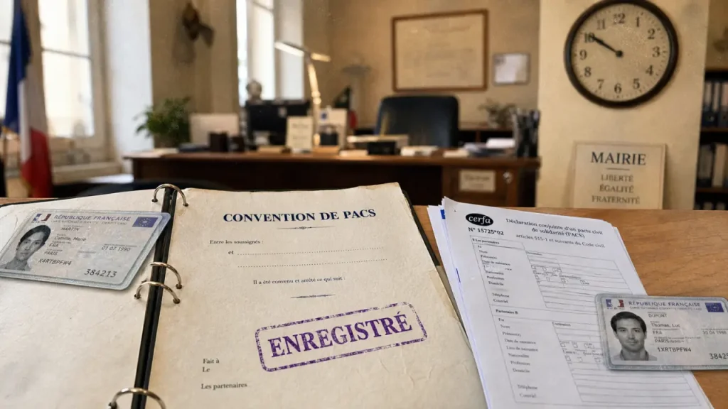 PACS en mairie : les pièces à fournir et le rendez-vous qui évitent un dossier incomplet