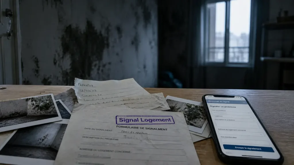 Signal logement : formulaire avec preuves et suivi en ligne