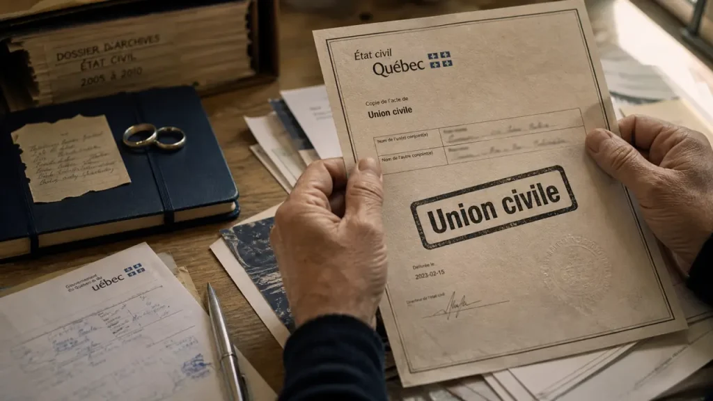 Union civile au Québec : des droits proches du mariage, mais une reconnaissance à vérifier hors Québec