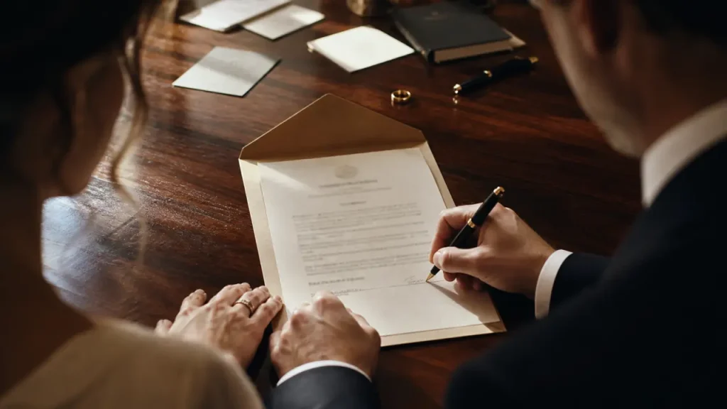 Sans contrat de mariage : quels biens, quelles dettes et quel logement ?
