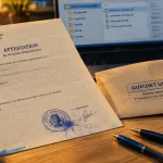 Attestation de délivrance de l'information donnée à son conjoint, formulaire signé pour éviter dossier bloqué