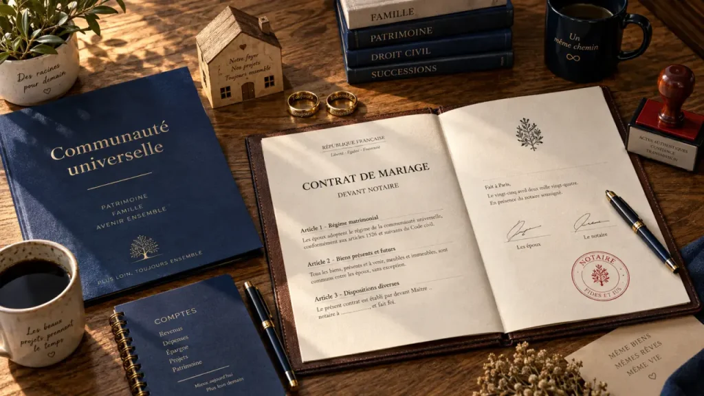Communauté universelle et mariage : protéger le conjoint, préserver les enfants, maîtriser les risques ?