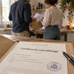Concubinage def : certificat de concubinage, union libre sans succession automatique