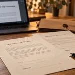 Déclaration sur l'honneur de vie commune pdf à signer